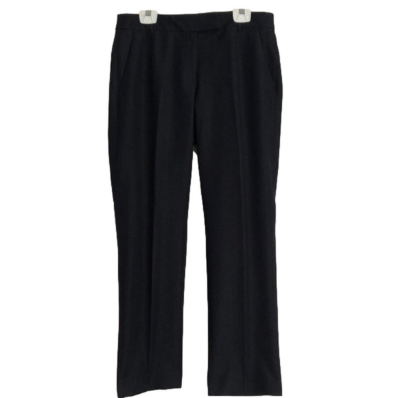 TAHARI relaxed fit Navy Blue dress pants with front pockets. Office Wear size 4 - Picture 4 of 13